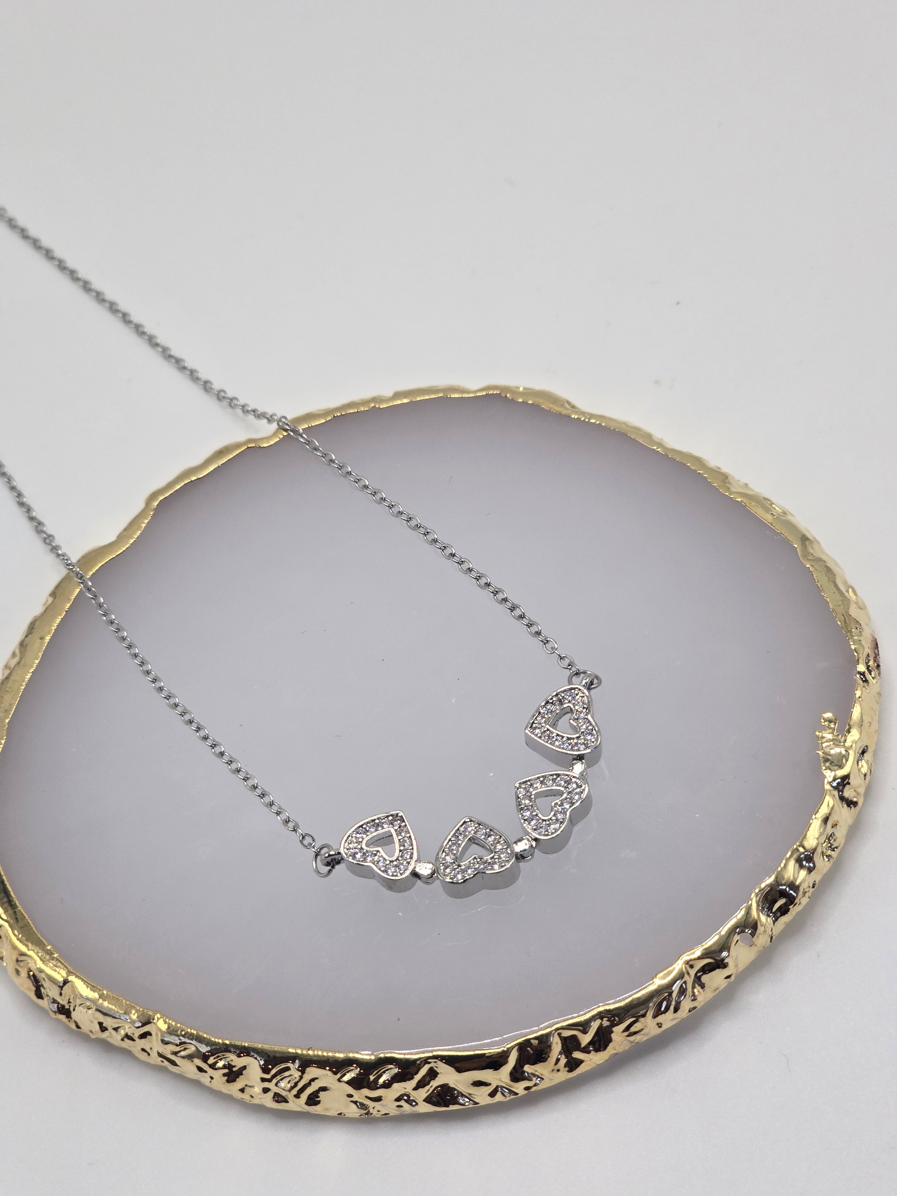 Silver Heart Pendant Necklace