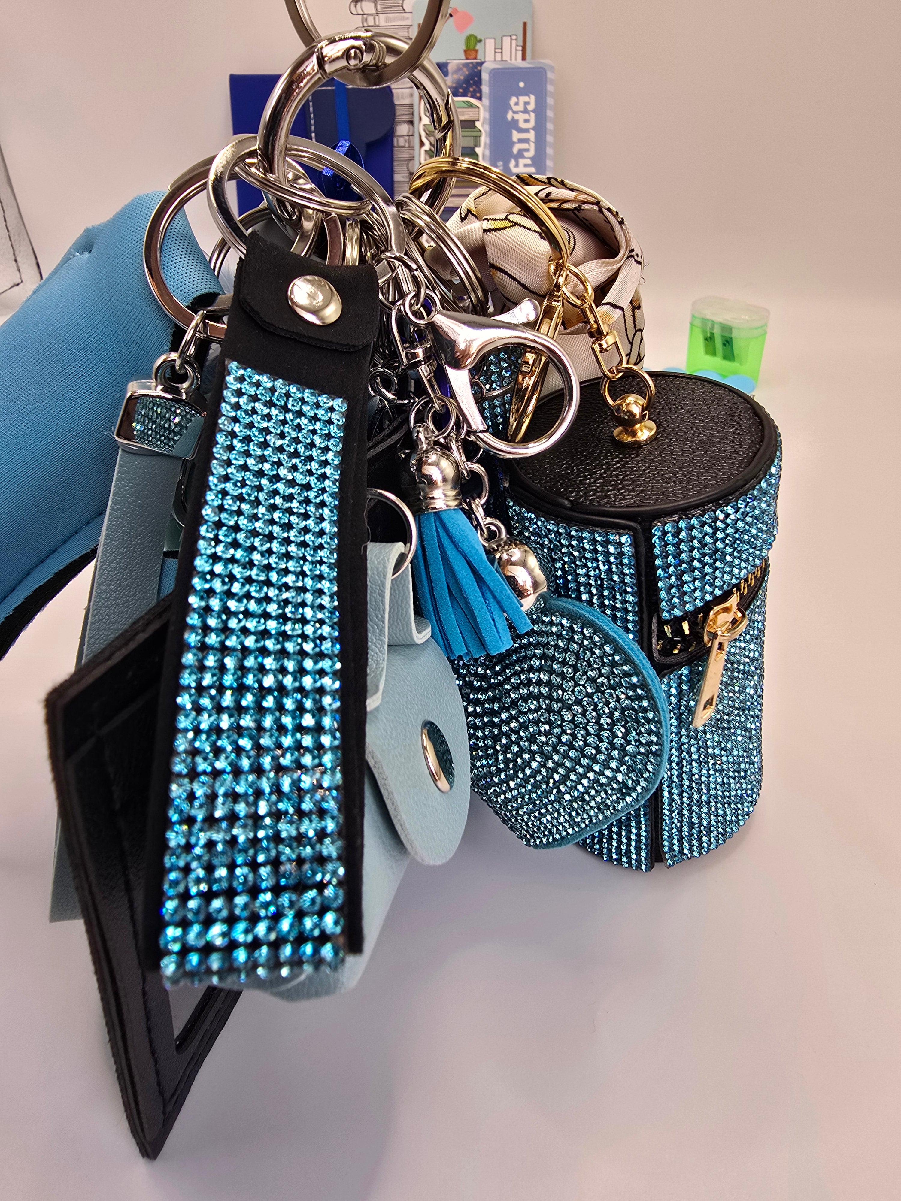 Safety Keychain Set - Blue