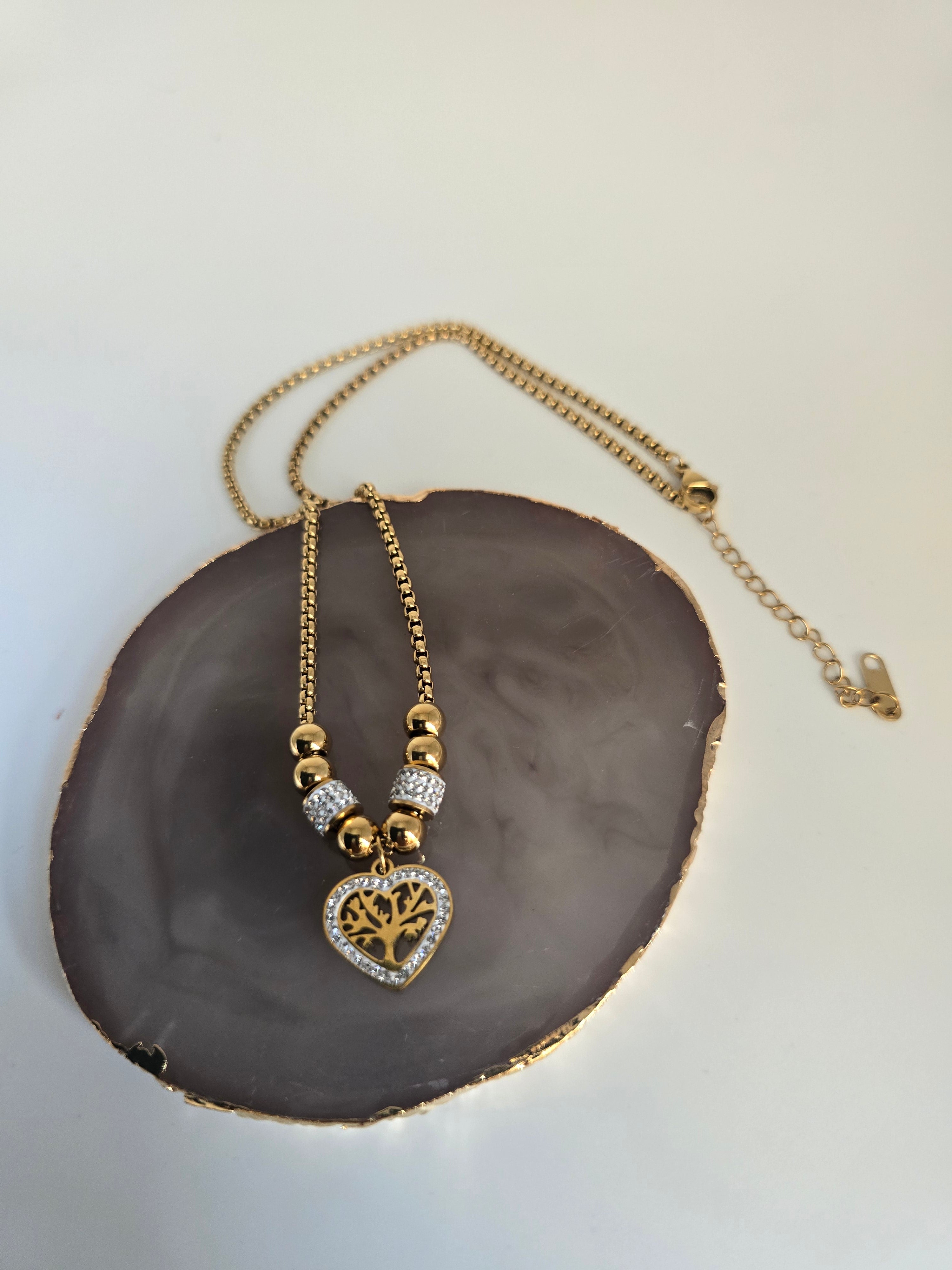 Heart Tree of Life Necklace