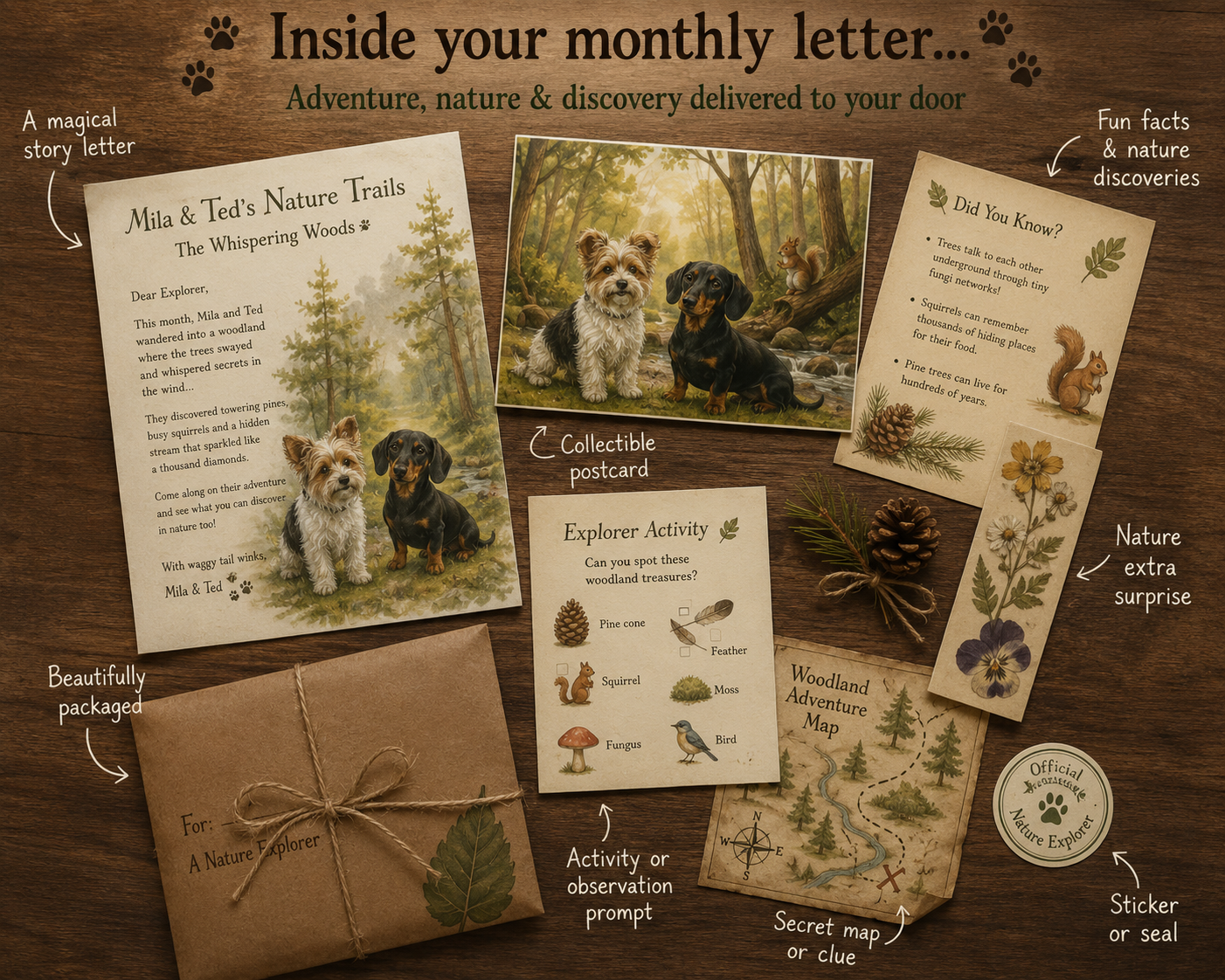 Mila and Ted's Nature Trails Subscription