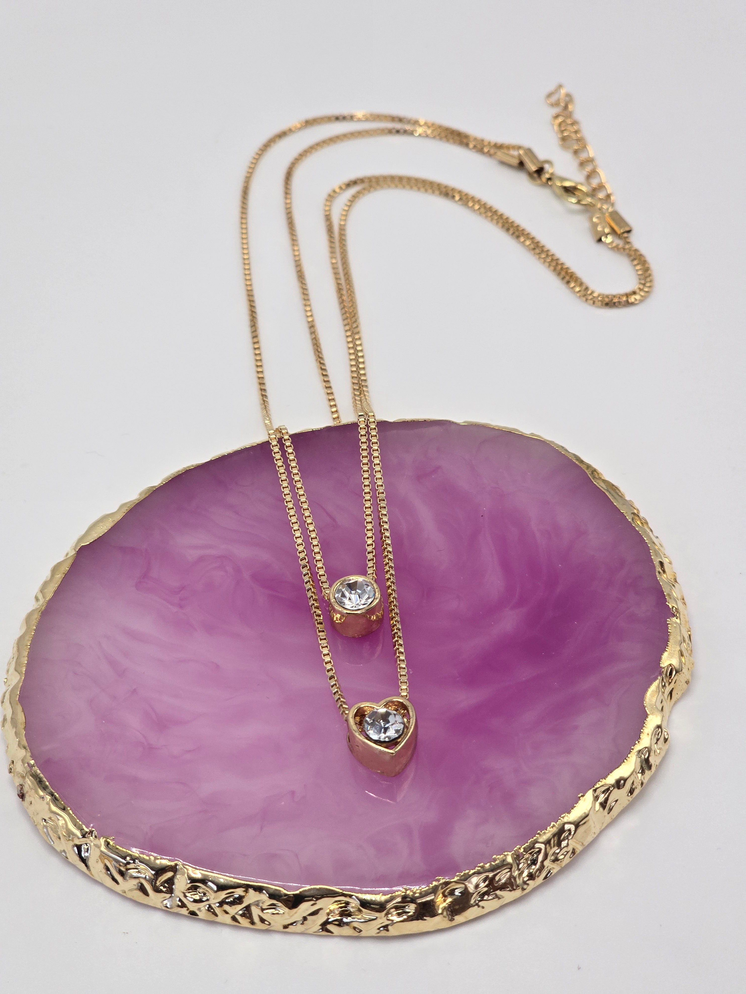 Double Heart Necklace