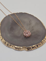 Rose Gold Heart Pendant Necklace