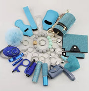 Safety Keychain Set - Blue