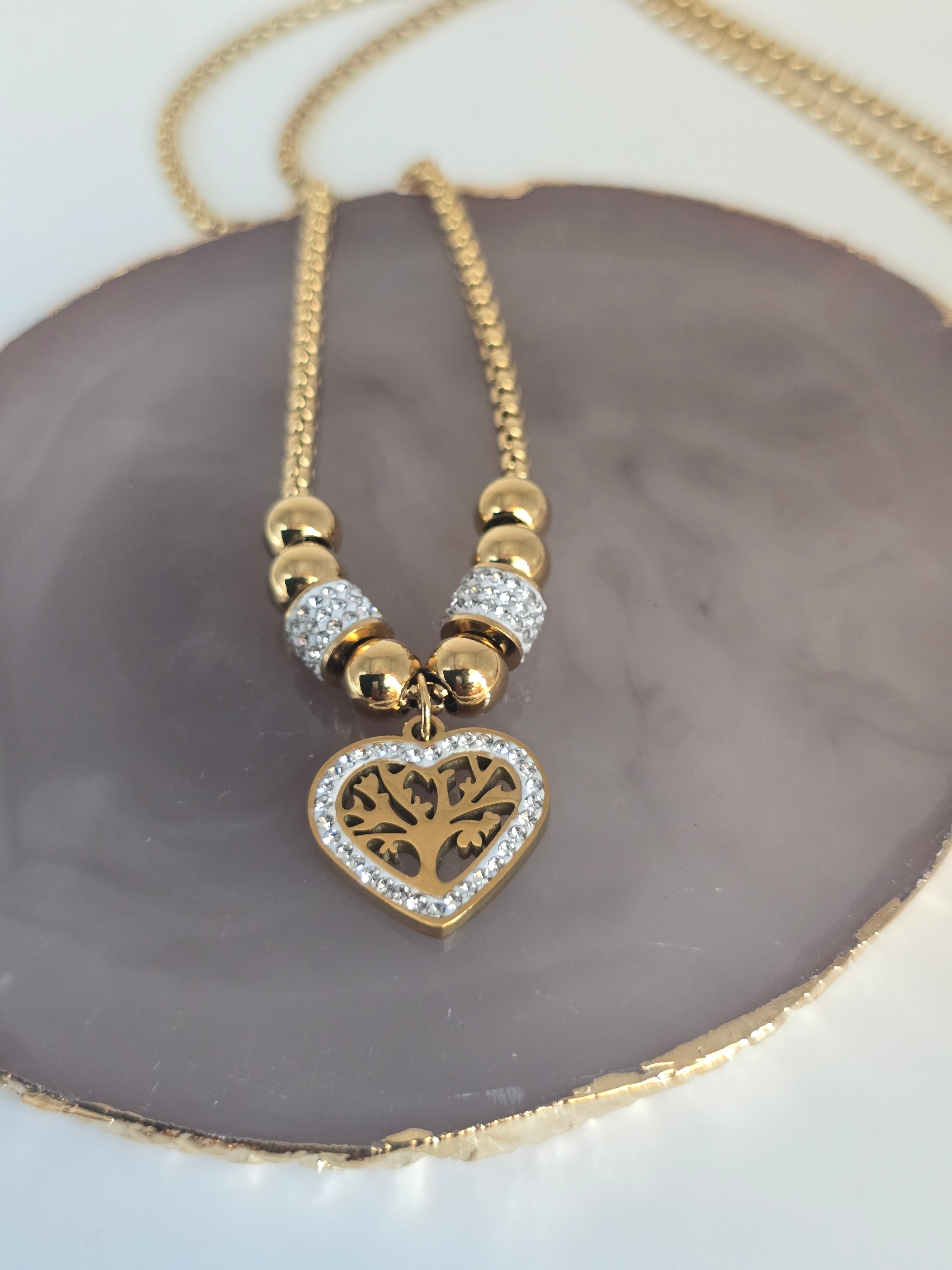 Heart Tree of Life Necklace