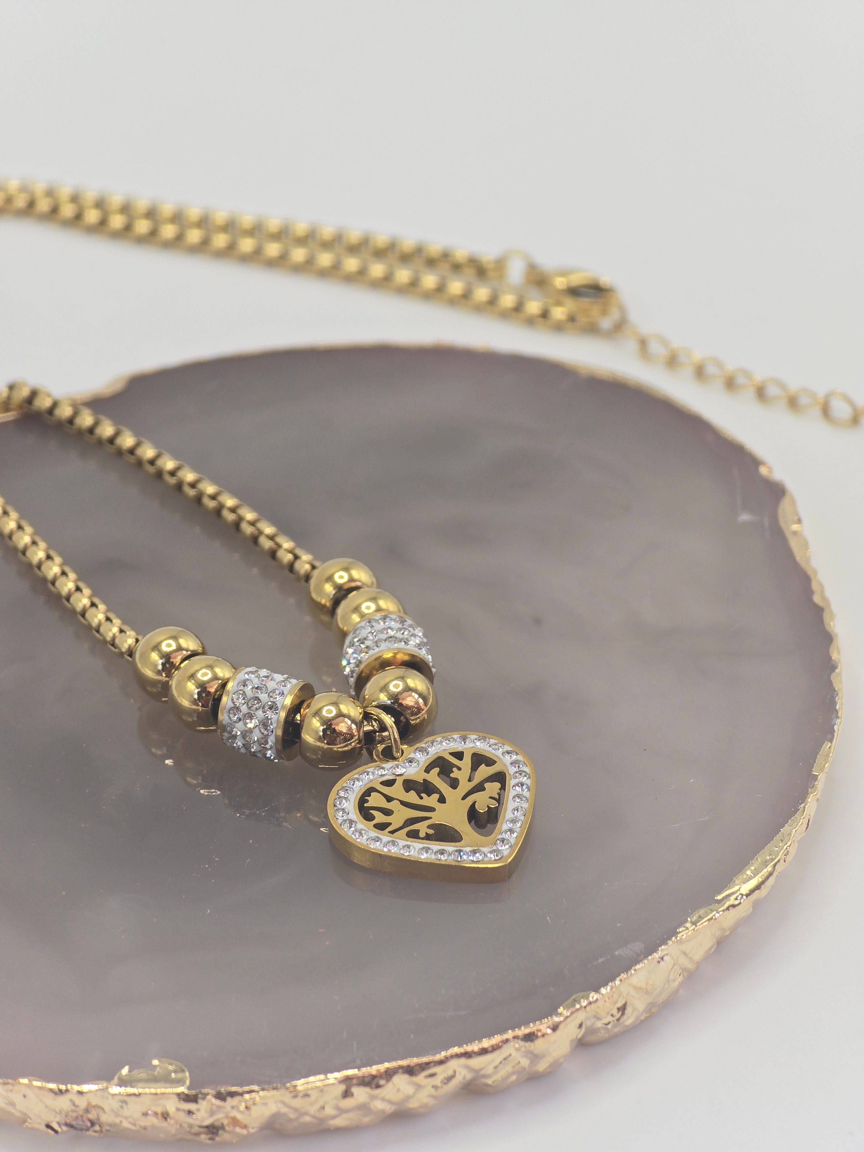 Heart Tree of Life Necklace