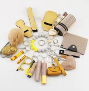 Safety Keychain Set - Yellow